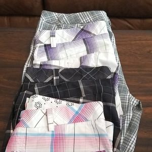 5 Pair Lot Of Puma Golf Shorts Size 36